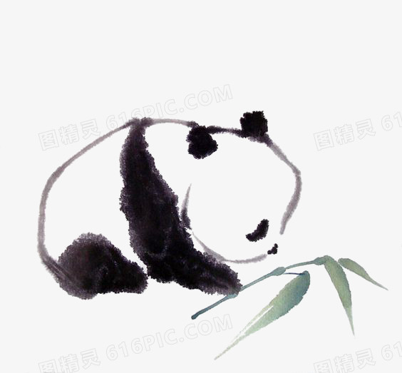 关键词:             水彩中国风水墨小熊猫动物可爱竹子