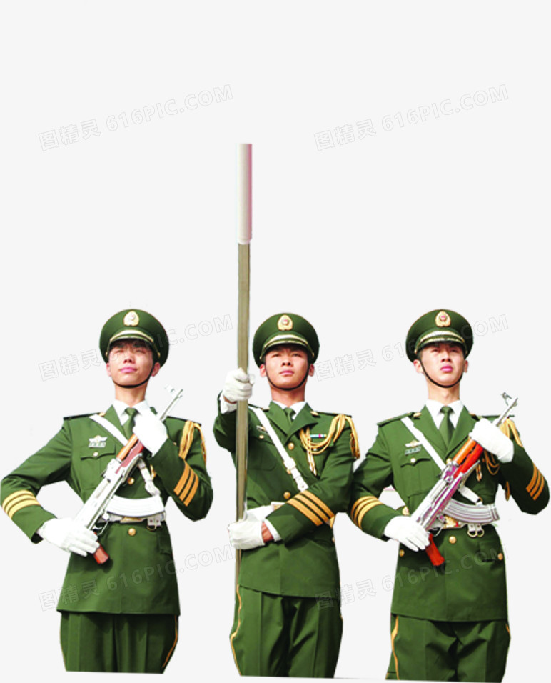 中国军人国庆海报