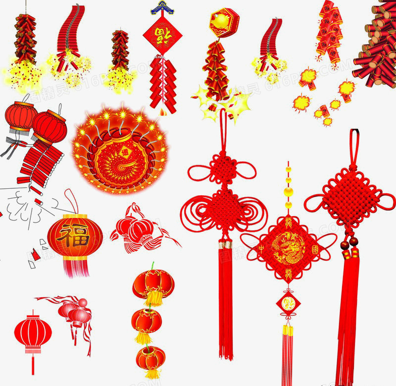新年红色图片  中国风喜庆新年