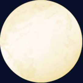 中秋节黄白色月亮