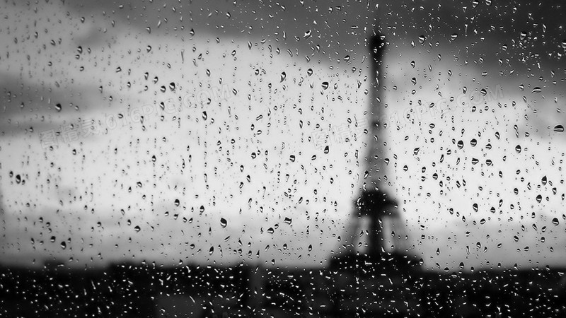 窗户外的巴黎埃菲尔铁塔