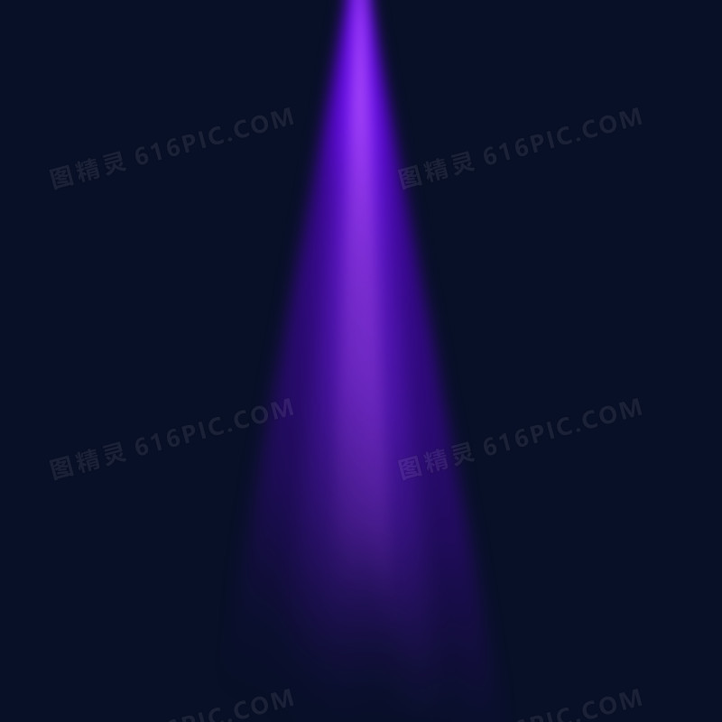 紫色梦幻舞台灯光效果元素