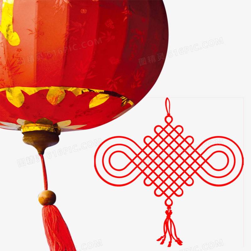 大红灯笼中国结