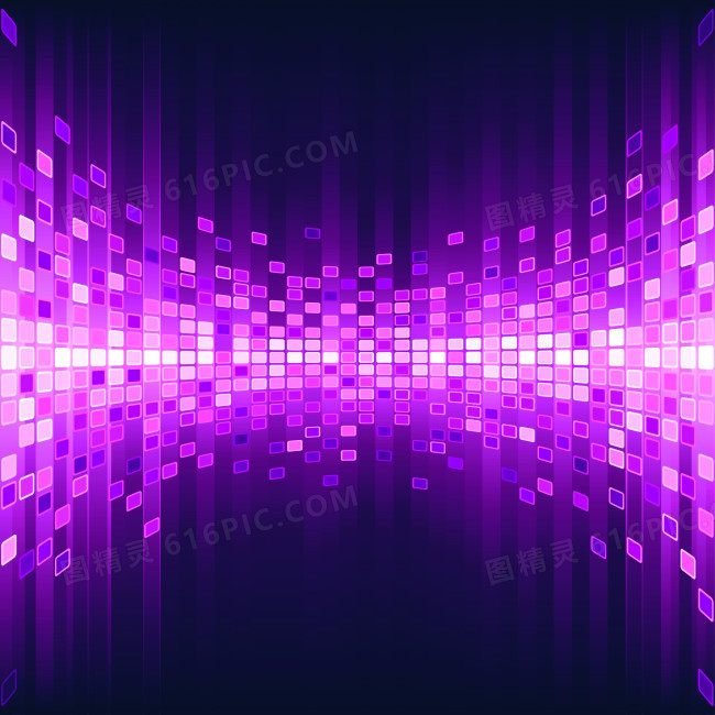 紫色粒子光效背景