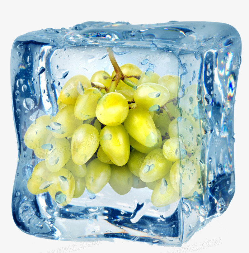 冰块创意水果