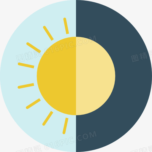 白天和黑夜图标