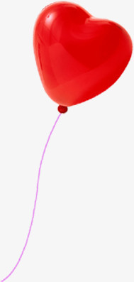 红色爱心气球海报背景七夕情人节