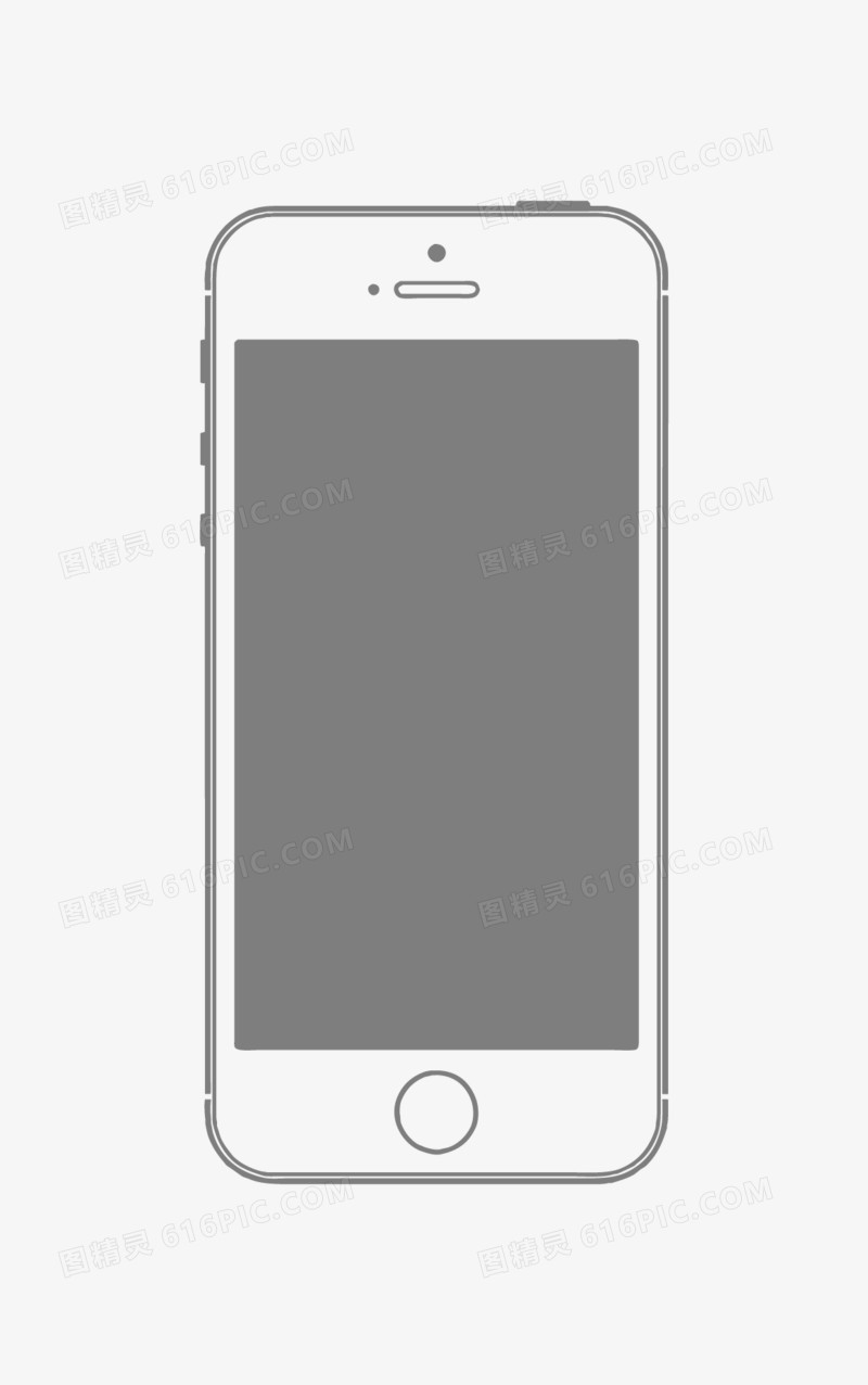 矢量iphone手机线框素材图片免费下载 Png素材 编号18mij363v 图精灵
