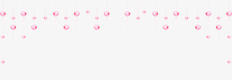 粉色圆形海报装饰元素