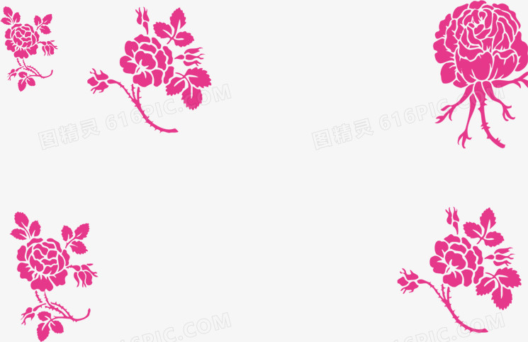 中国风花朵背景素材