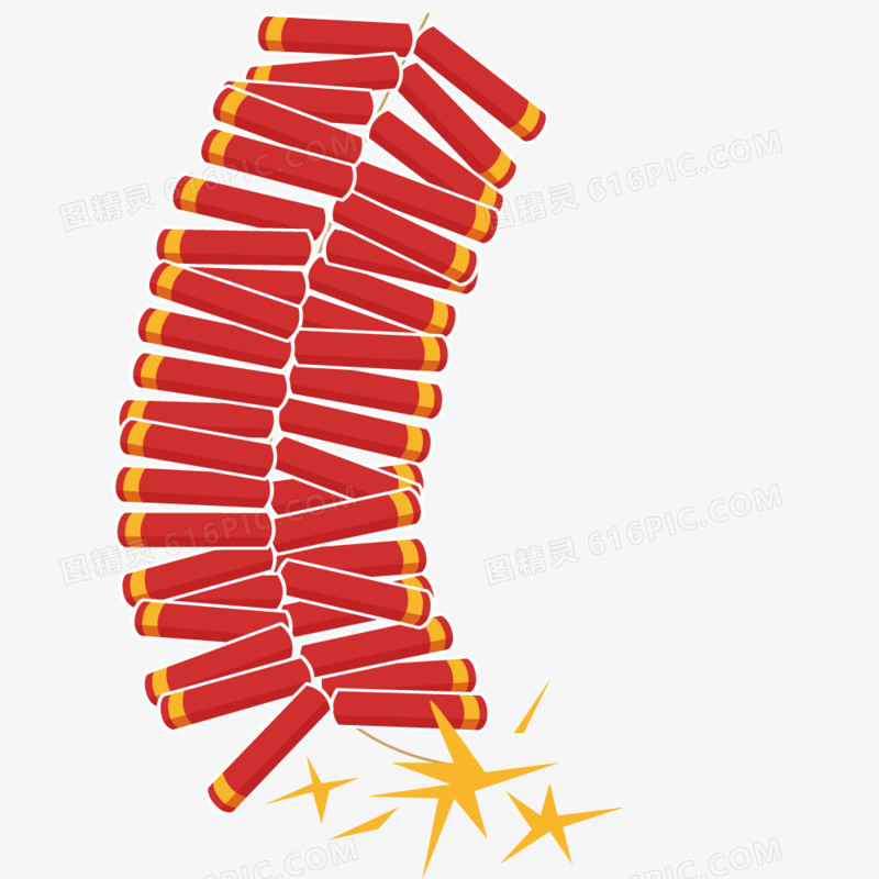 矢量节日喜庆鞭炮
