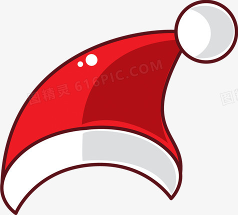 圣诞帽子圣诞元旦x展架