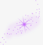 紫色放射性星光光晕