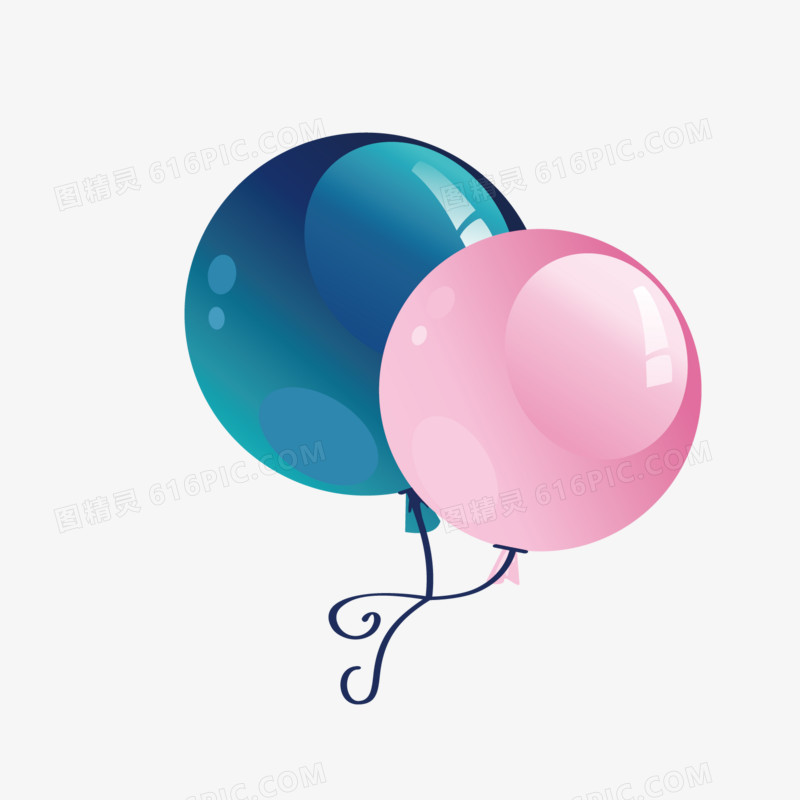 矢量节日装饰气球元素