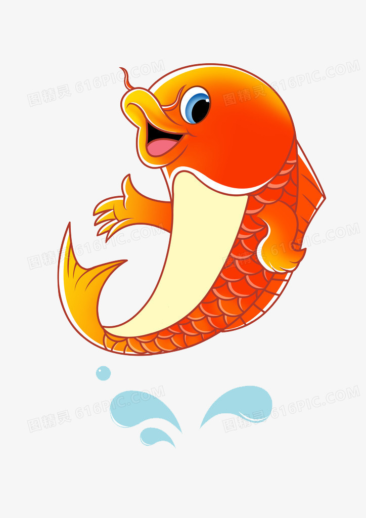 鱼水族水生物动物卡通
