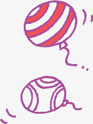 卡通手绘创意气球