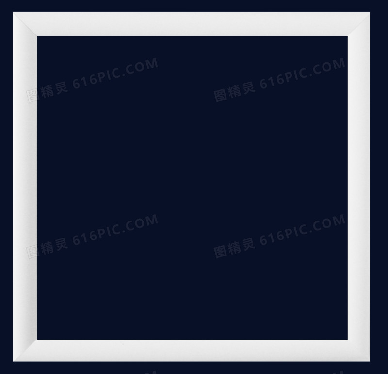 相框矢量图边框素材 精美立体白色边框