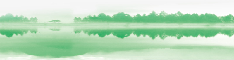 绿色湖面水墨江南端午节