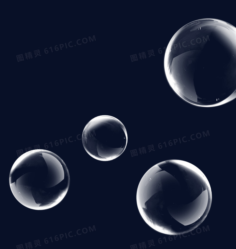 透明白色气泡