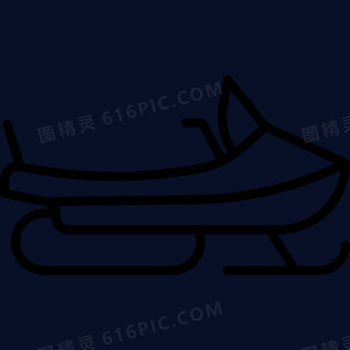 雪橇图标