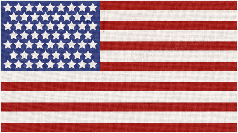 美国国旗 红蓝装饰背景