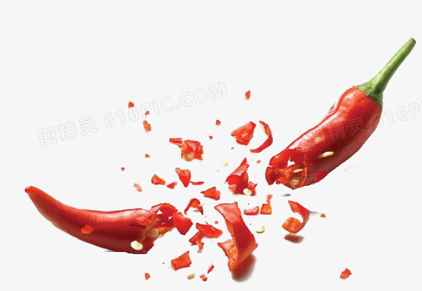 切碎的红辣椒