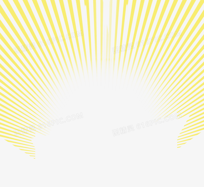 黄色发散的光效果图底图