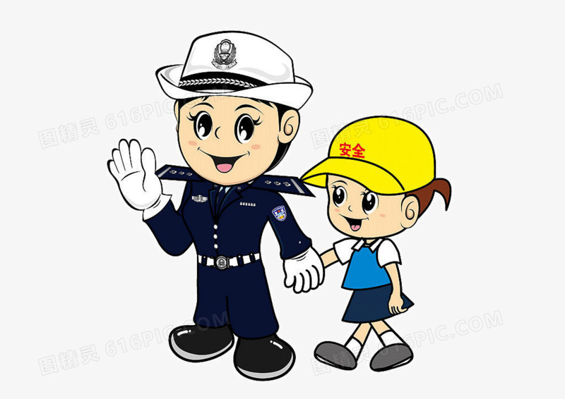 女警察与小女孩
