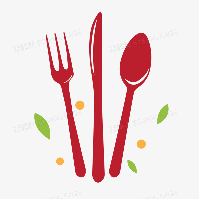 刀叉勺子图标餐具