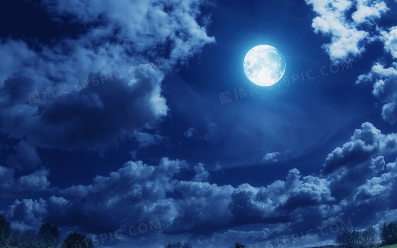 月圆之夜庆中秋图片