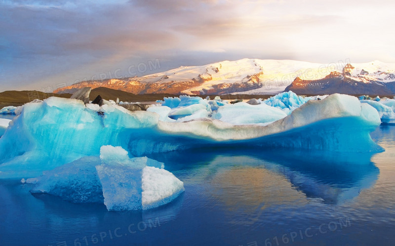 冰景冰岛海壁纸