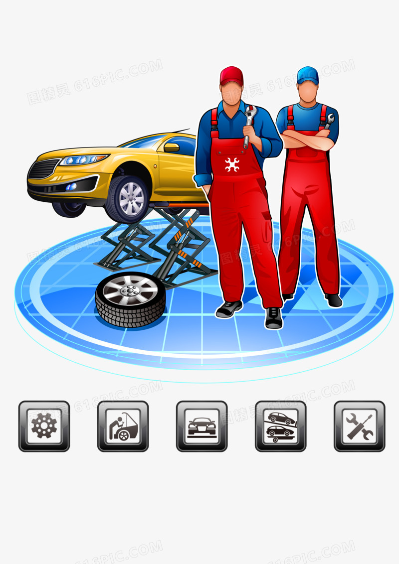 关键词:汽车维修汽车保养服务人员优质服务汽车换轮胎图精灵为您提供