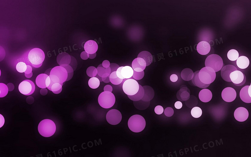 紫色圆圈星光火花