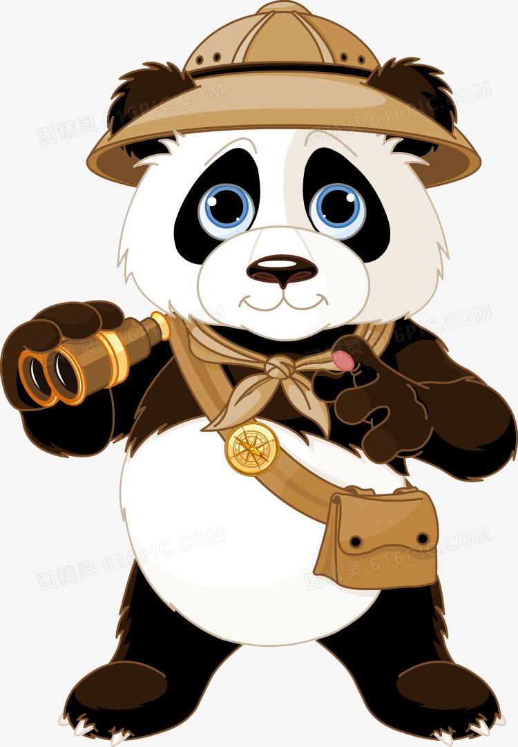 可爱卡通熊猫图片免费下载_png素材_编号zq9id6j3v_图