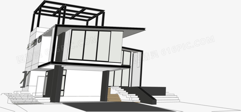 科技感房屋建筑