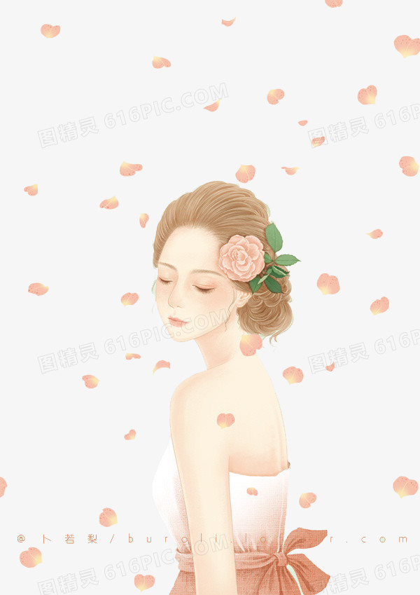 唯美手绘插画