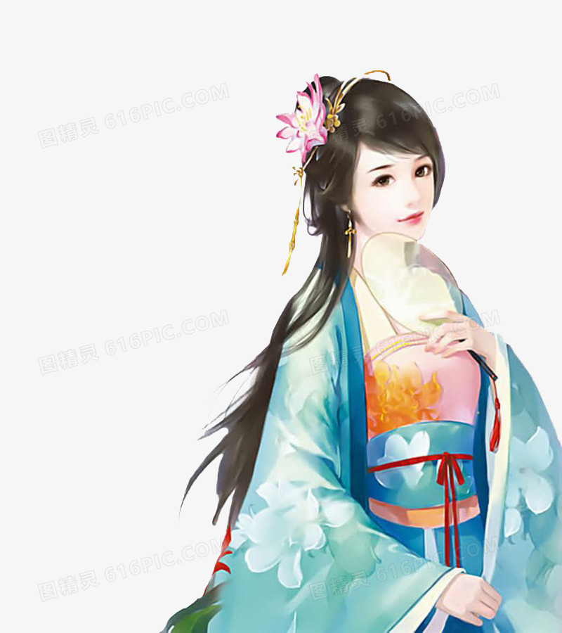 关键词:              古装女美女古代手绘插画古典中国风