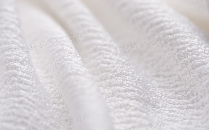 柔软白毛巾布匹