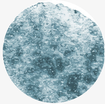 水彩绘行星矢量素材