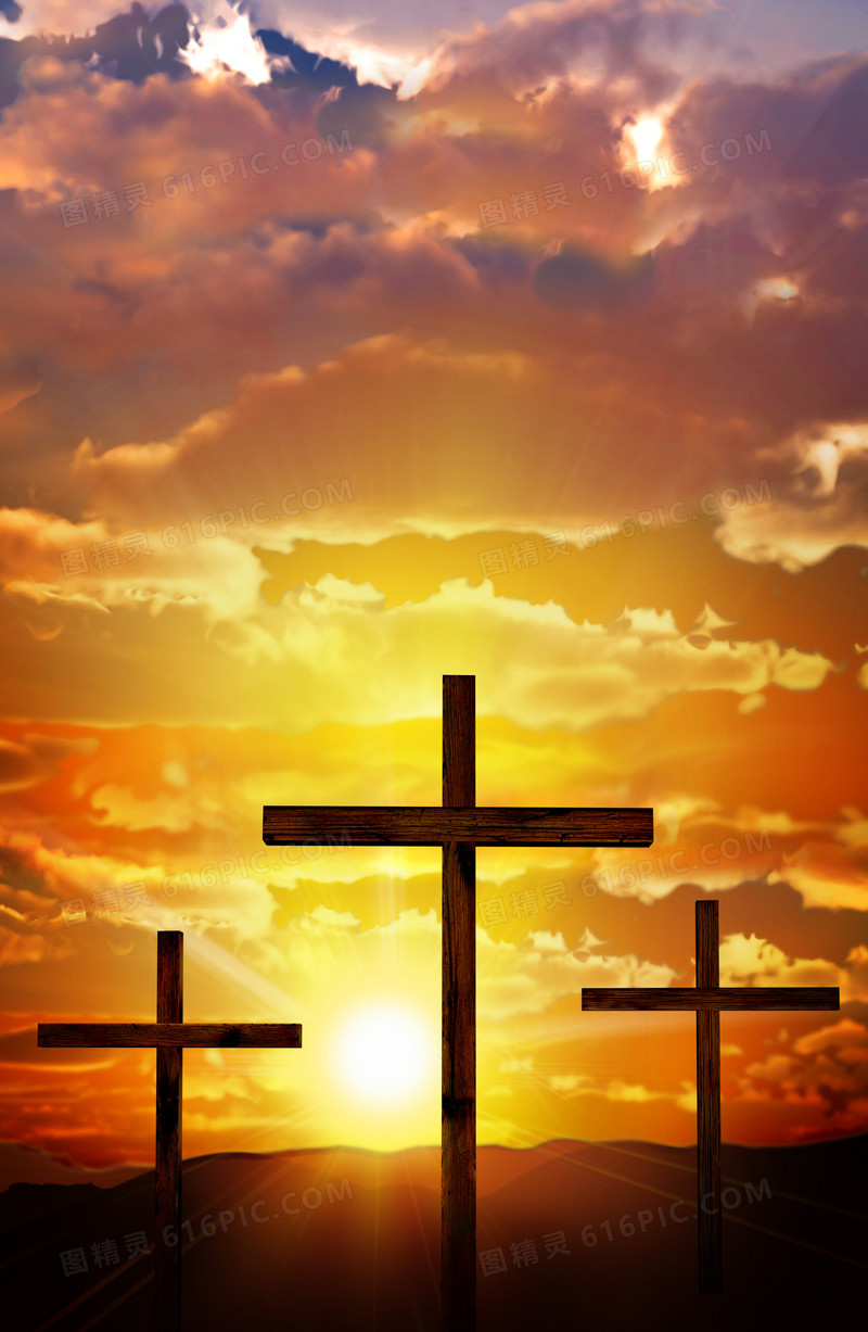 之手与子偕老日出日落耶稣十字架火与冰人与动物与你基督教十字架谁与