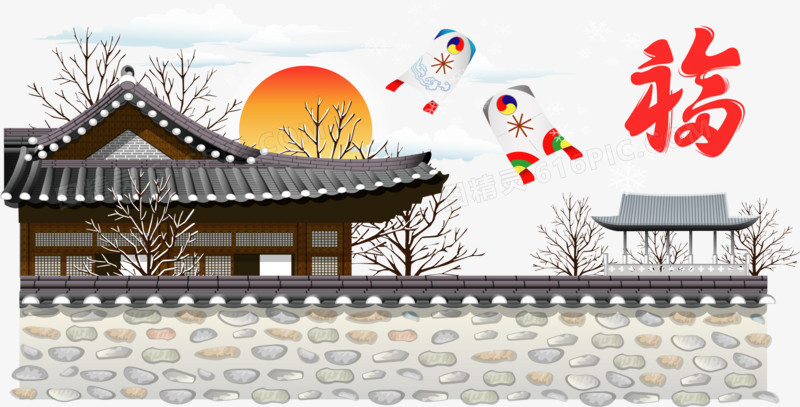 矢量新年元素