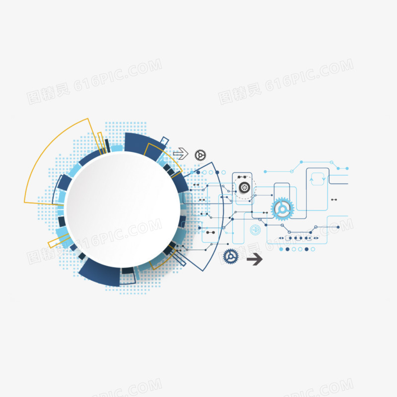 科技感边框矢量素材