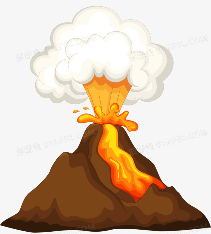 火山爆发图片免费下载 Png素材 编号13gio70yz 图精灵