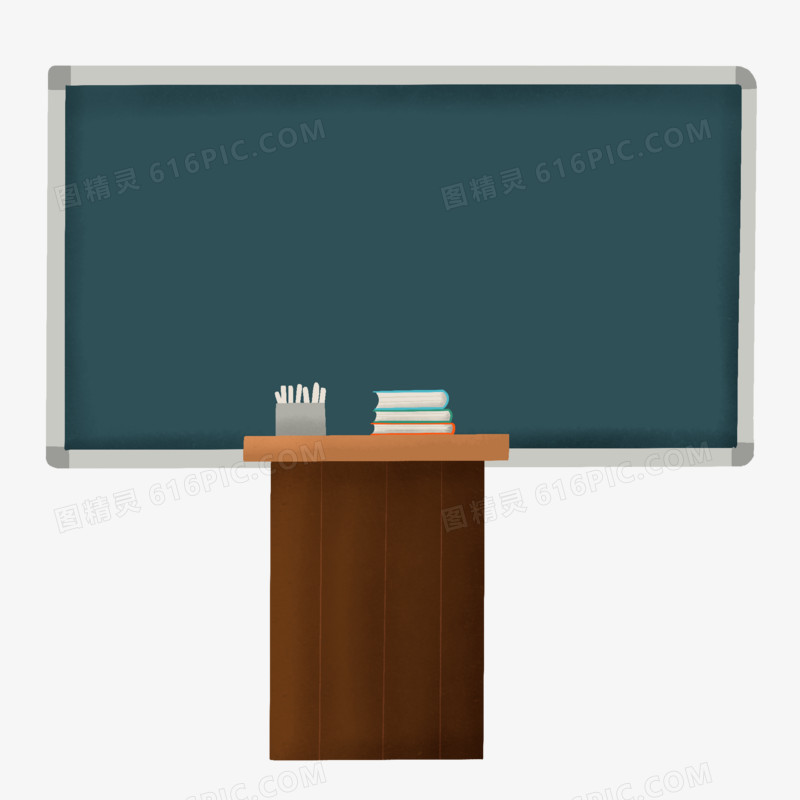 卡通手绘教室黑板素材