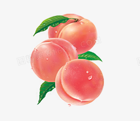 桃子透明素材图片