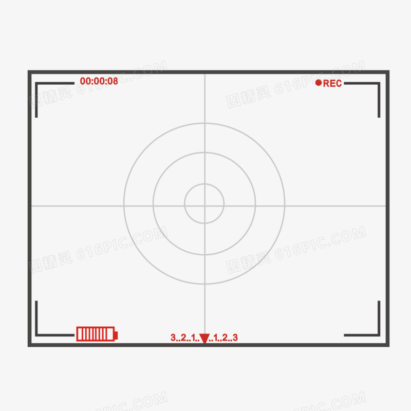 简约录像框摄像框素材