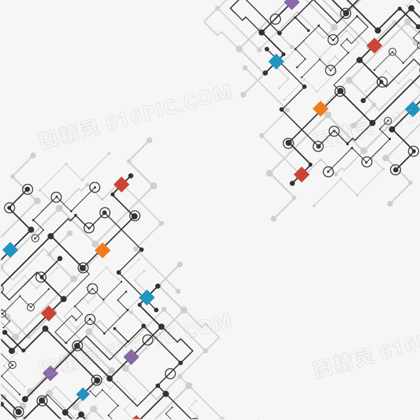 矢量科技纹理素材