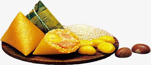 栗子粽子食物端午节日