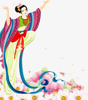 中秋节跳舞美女国庆