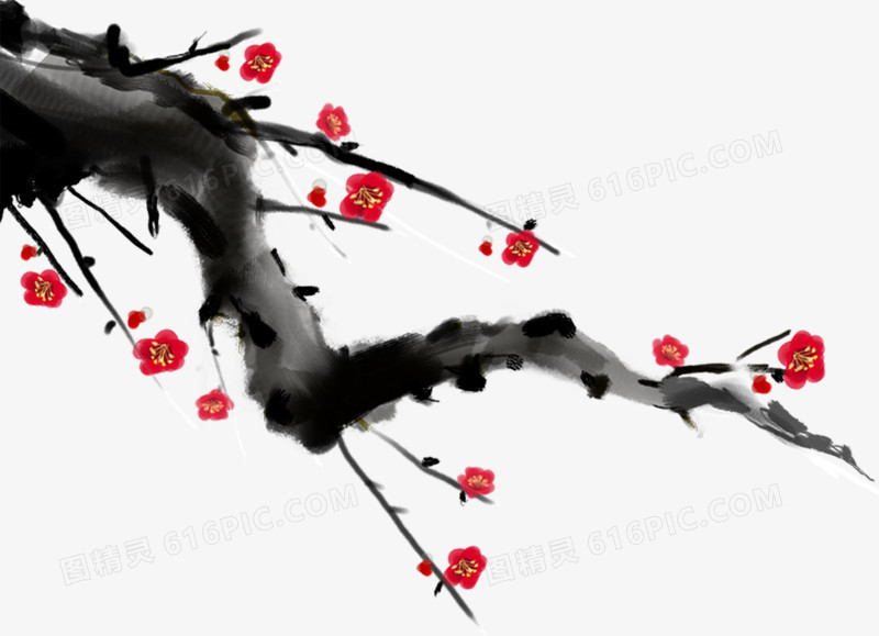 水墨梅花